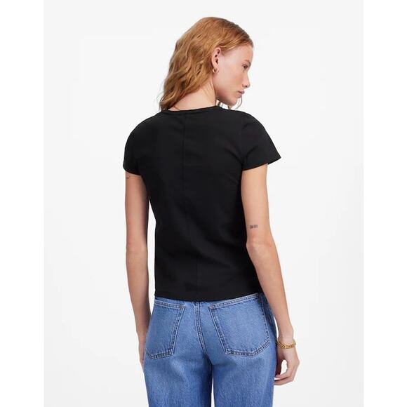 NWT Madewell Essential Slim Tee in Lightweight Cotton Size S - Picture 2 of 6